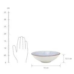 Servierschale 420ml DIM SUM In Blau-Weiß -Butlers Speichern butlers servierschale 420ml dim sum in blau weiss 3