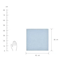 Serviette L 42 X B 42cm RIGA In Hellblau -Butlers Speichern butlers serviette l 42 x b 42cm riga in hellblau 2