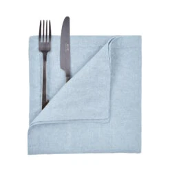 Serviette L 42 X B 42cm RIGA In Hellblau