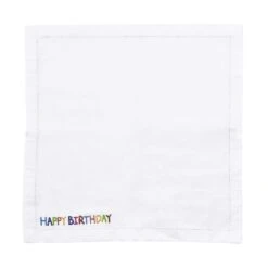 Serviette L 45 X B 45cm HAPPY BIRTHDAY In Weiß 7 Serviette L 45 X B 45cm HAPPY BIRTHDAY In Weiß -Butlers Speichern butlers serviette l 45 x b 45cm happy birthday in weiss 2