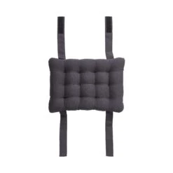 Sitzkissen Mit Klettverschluss L 36 X B 25cm SOLID In Anthrazit -Butlers Speichern butlers sitzkissen mit klettverschluss l 36 x b 25cm solid in anthrazit 3