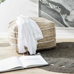 Sitzpouf B 50 X H 35cm ALL NATURE In Natur -Butlers Speichern butlers sitzpouf b 50 x h 35cm all nature in natur 6