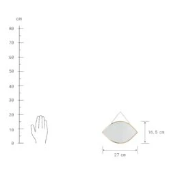 Spiegel Augenform L 27 X B 17cm CARAT In Gold -Butlers Speichern butlers spiegel augenform l 27 x b 17cm carat in gold 2