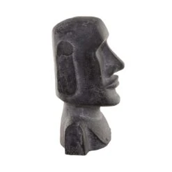 Statue Höhe 46cm MOAI In Grau -Butlers Speichern butlers statue hohe 46cm moai in grau 1