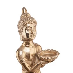 Statue Mit Kerzenteller Höhe 44cm BALI In Gold -Butlers Speichern butlers statue mit kerzenteller hohe 44cm bali in gold 5