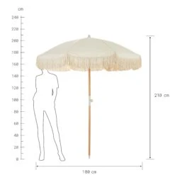 Strandschirm Mit Fransen Ø180cm BOHO LOUNGE In Creme 14 Strandschirm Mit Fransen Ø180cm BOHO LOUNGE In Creme -Butlers Speichern butlers strandschirm mit fransen o180cm boho lounge in creme 3