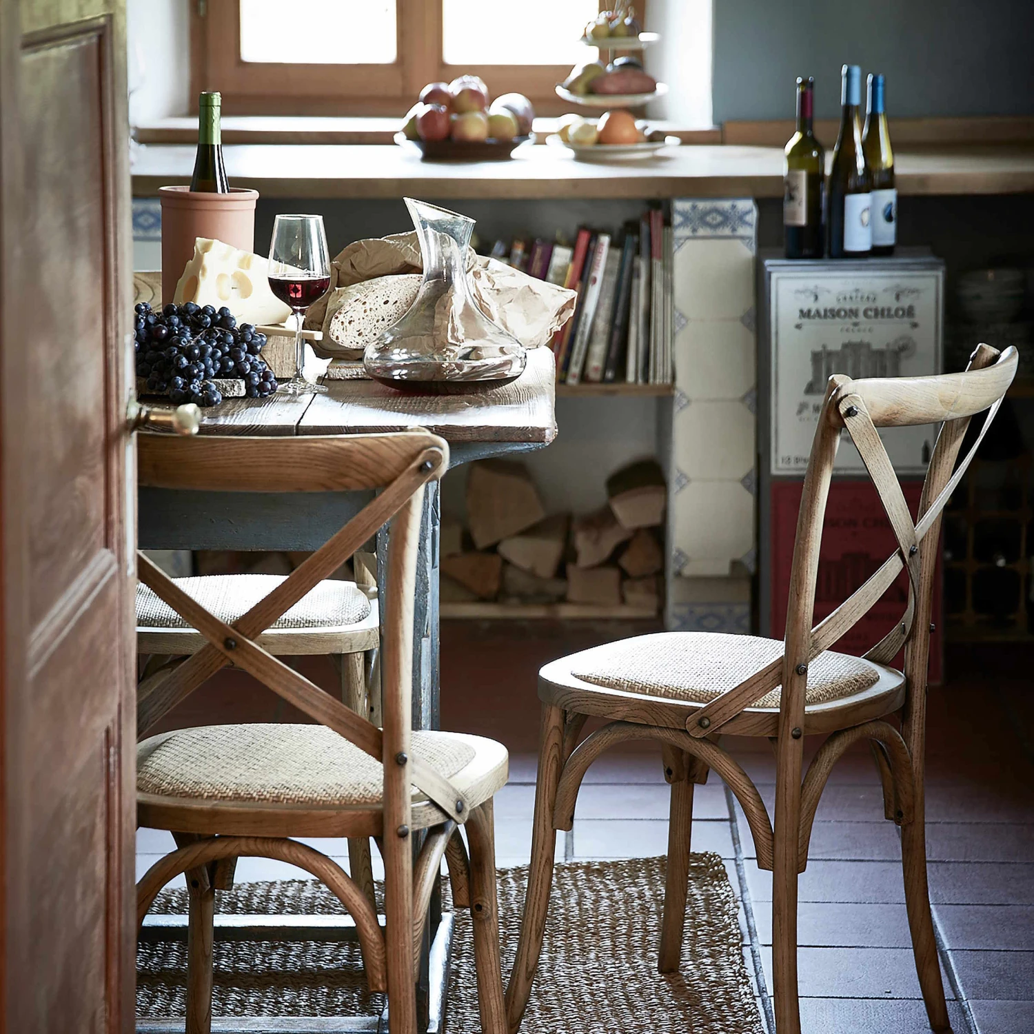 Stuhl 2er-Set Natur CROSS COUNTRY In Braun 4 Stuhl 2er-Set Natur CROSS COUNTRY In Braun – Bild 2