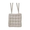 Stuhlkissen Mit Bändchen L 35 X B 37cm SOLID In Beige