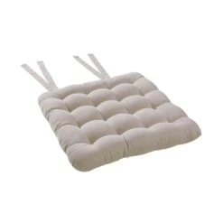 Stuhlkissen Mit Bändchen L 35 X B 37cm SOLID In Beige -Butlers Speichern butlers stuhlkissen mit bandchen l 35 x b 37cm solid in beige 2