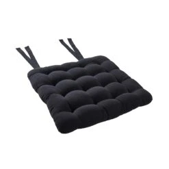 Stuhlkissen Mit Bändchen L 35 X B 37cm SOLID In Schwarz 9 Stuhlkissen Mit Bändchen L 35 X B 37cm SOLID In Schwarz -Butlers Speichern butlers stuhlkissen mit bandchen l 35 x b 37cm solid in schwarz 3