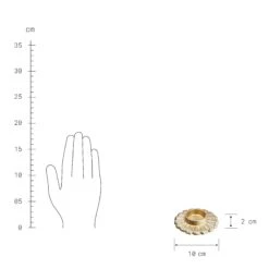 Teelichthalter Blüte Ø10cm GOLDEN NATURE In Gold -Butlers Speichern butlers teelichthalter blute o10cm golden nature in gold 2