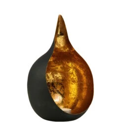 Teelichthalter Höhe 15cm DELIGHT In Schwarz-Gold -Butlers Speichern butlers teelichthalter hohe 15cm delight in schwarz gold 2