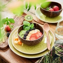 Teller Ø25cm SUMATRA In Hellgrün 10 Teller Ø25cm SUMATRA In Hellgrün -Butlers Speichern butlers teller o25cm sumatra in hellgrun 1