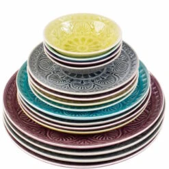 Teller Ø25cm SUMATRA In Hellgrün 12 Teller Ø25cm SUMATRA In Hellgrün -Butlers Speichern butlers teller o25cm sumatra in hellgrun 3