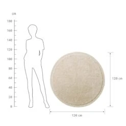 Teppich Hochflor Mit Makramé Ø120cm BOHO LOUNGE In Beige -Butlers Speichern butlers teppich hochflor mit makrame o120cm boho lounge in beige 3