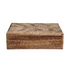 Truhe Mit Schnitzerei Rechteckig L 21 X B 13cm TREASURE In Hellbraun-Gold -Butlers Speichern butlers truhe mit schnitzerei rechteckig l 21 x b 13cm treasure in hellbraun gold 2