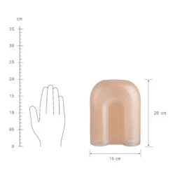 Vase Bogen Höhe 20cm SMOKY In Hellorange -Butlers Speichern butlers vase bogen hohe 20cm smoky in hellorange 3