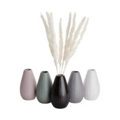 Vase Höhe 16cm RIFFLE In Rosa -Butlers Speichern butlers vase hohe 16cm riffle in rosa 3