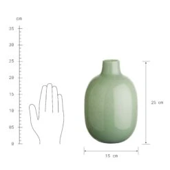 Vase Höhe 25cm JADE In Pastellgrün -Butlers Speichern butlers vase hohe 25cm jade in pastellgrun 2