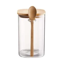 Vorratsglas-Set 2-tlg. COMPOSITION In Transparent-Natur -Butlers Speichern butlers vorratsglas set 2 tlg composition in transparent natur 4