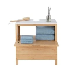 Waschbeckenunterschrank Mit Schublade WHITE SANDS In Natur-Weiß 20 Waschbeckenunterschrank Mit Schublade WHITE SANDS In Natur-Weiß -Butlers Speichern butlers waschbeckenunterschrank mit schublade white sands in natur weiss 2