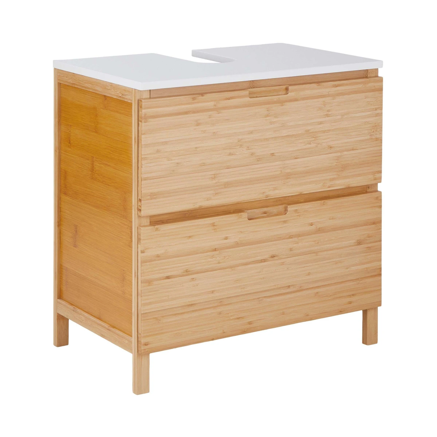 Waschbeckenunterschrank Mit Schublade WHITE SANDS In Natur-Weiß 3 Waschbeckenunterschrank Mit Schublade WHITE SANDS In Natur-Weiß