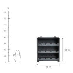 Weinregal VINOTHEK In Taupe -Butlers Speichern butlers weinregal vinothek in taupe 3