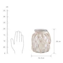 Windlicht Höhe 20cm MACRAMÉ In Creme 9 Windlicht Höhe 20cm MACRAMÉ In Creme -Butlers Speichern butlers windlicht hohe 20cm macrame in creme 2